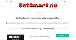 Desktop Screenshot of betsmart.nu