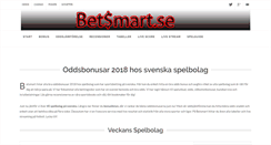 Desktop Screenshot of betsmart.se